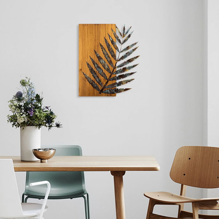 Wallity Leaf 3-1 Escultura de pared multicolor